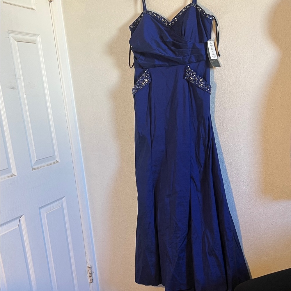 IGNITE Elegant Blue Evening Gown